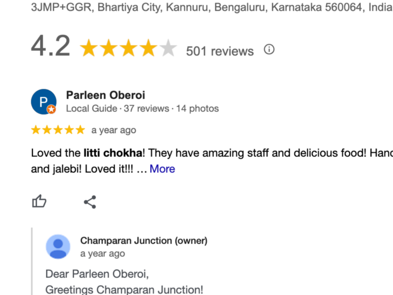 For Sale: Profitable Restaurant in Vibrant Food Court for Sale - 16 Lakh - Champaran Junction - Authentic Bihari Cuisine - Near Bharitiya City IT park - Outside Food Court