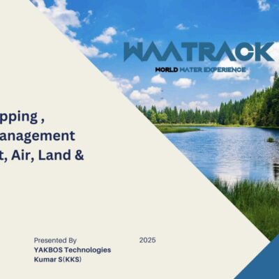 Pitch Bank: YAKBOS Technologies – Smart Water Mapping, Monitoring & Management