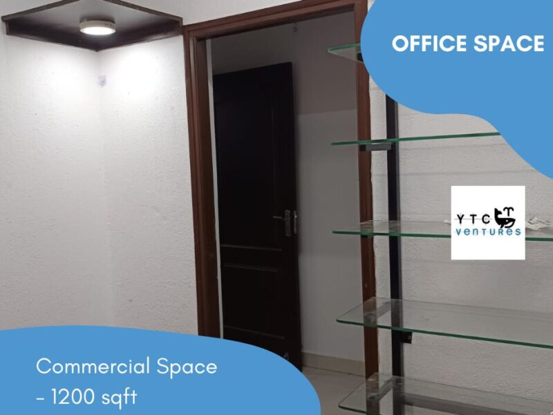 Prime Ground Floor Commercial Space 1200 sqft for Rent – Kammanahalli Main Road, near BDA Complex