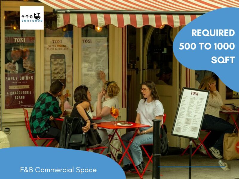 REQUIRED 500 to 1000 Sqft COMMERCIAL SPACE for F&B Client – INDIRA NAGAR, BENGALURU