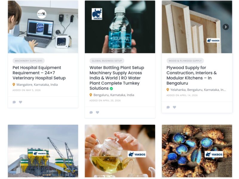 Seed Investment Opportunity – YAKBOS.COM An AI-Powered B2B Supply, Sourcing & Export Platform